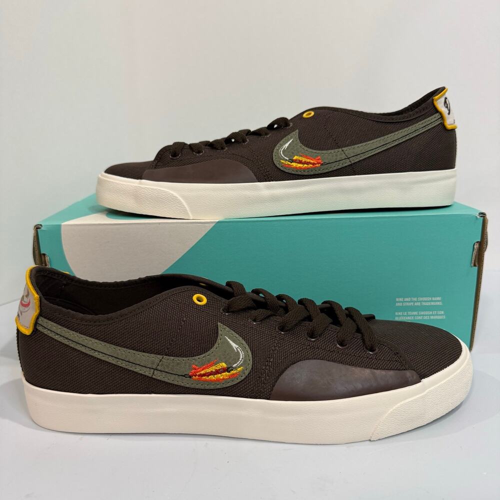Nike Blazer Court SB x Daan Van Der Linden Baroque Brown Size 10 CZ5605-200 NEW